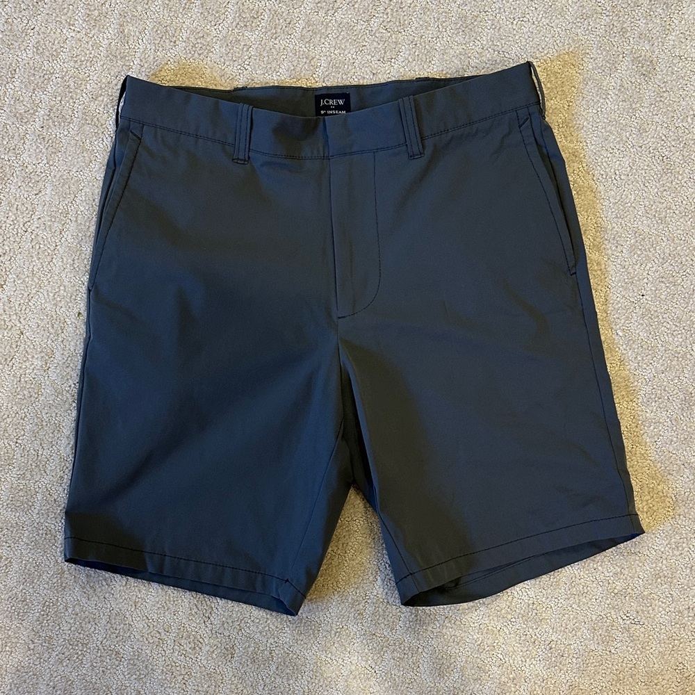 J. Crew Men's Dark Gray Flat Front Shorts